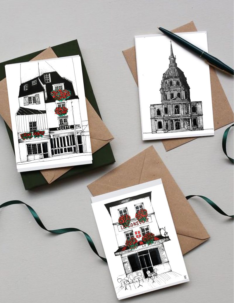 Ces cartes postales de Noël en - A6 sont idéales comme carte cadeau pour un cadeau de Noël ou un cadeau de Noël. Ou comme carte de voeux pour le Père Noël pour les amis, les enfants, la sœur, le frère, les collègues ou la famille. L’arrière libre vous offre beaucoup d’espace pour un message de salutation personnalisé. Le papier naturel noble est idéal pour décrire.